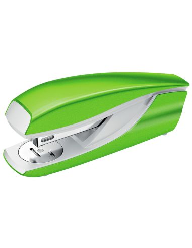 Grapadora Petrus Mod 635 Wow Verde Metalizada Capacidad 30 Hojas