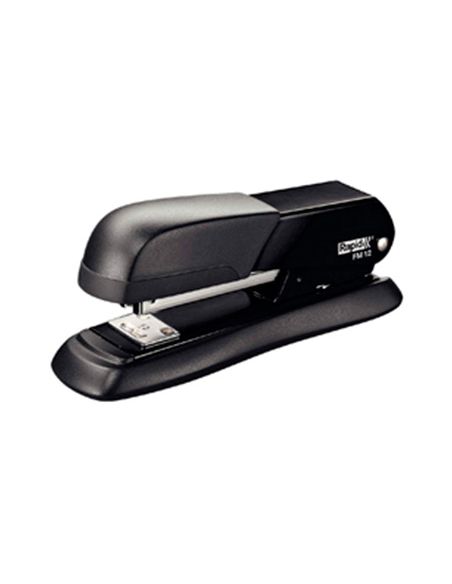 Grapadora Rapid Fm12 Metalica Color Negro Capacidad 25 Hojas Usa Grapas 24/6 Y 26/6