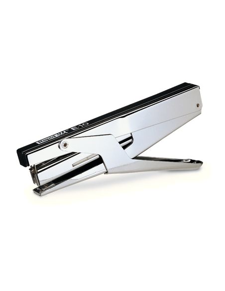 Grapadora Tenaza Rapid E10 Cromado/Negro Capacidad 15 Hojas Usa Grapas Nº 10