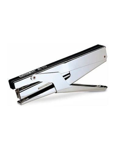 Grapadora Tenaza Rapid E10 Cromado/Negro Capacidad 15 Hojas Usa Grapas Nº 10