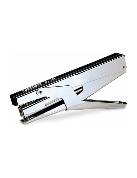 Grapadora Tenaza Rapid E10 Cromado/Negro Capacidad 15 Hojas Usa Grapas Nº 10
