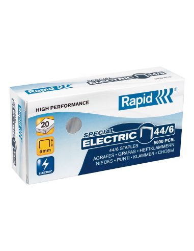 Grapas Rapid Nº 44/6 Galvanizada Caja De 5000 Unidades