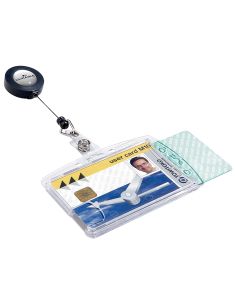 Identificador Con Cordon Extensible Durable Doble Uso Vertical/Horizontal 54X85 Mm 2