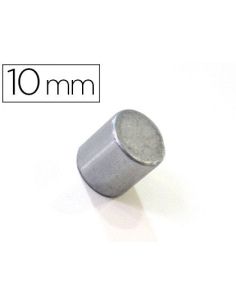 Iman Extrafuerte Bi-Office Sujecion Ideal Para Pizarras Magneticas 10 Mm Plateados Blister De 2 Unidades