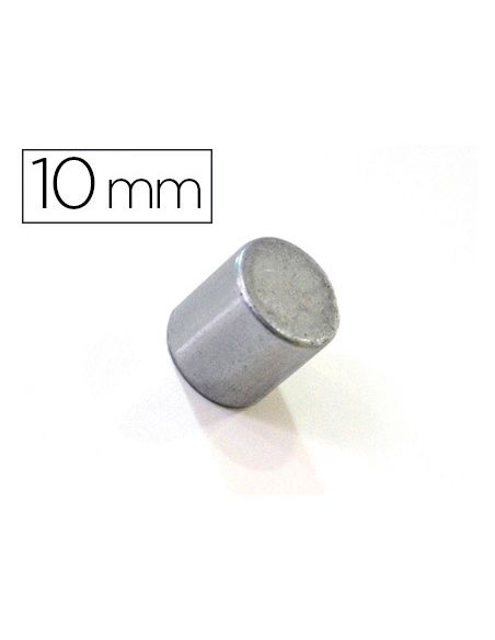Iman Extrafuerte Bi-Office Sujecion Ideal Para Pizarras Magneticas 10 Mm Plateados Blister De 2 Unidades