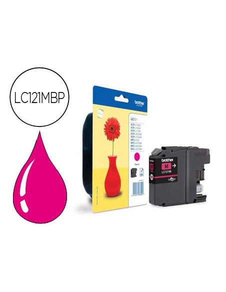 Ink-Jet Brother Dcp-J132W/152W/552Dw/752Dw & Mfc-J470Dw/650Dw/870Dw Magenta -300 Pag