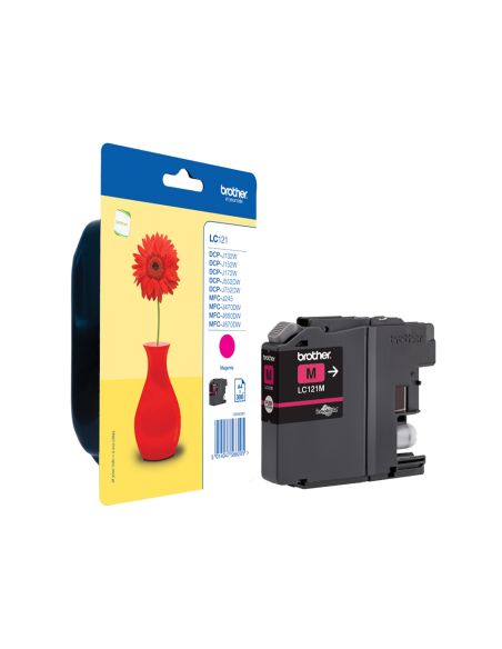 Ink-Jet Brother Dcp-J132W/152W/552Dw/752Dw & Mfc-J470Dw/650Dw/870Dw Magenta -300 Pag