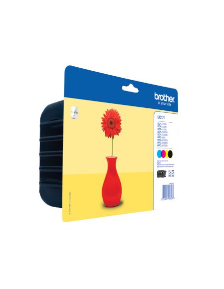 Ink-Jet Brother Dcp-J132W/152W/552Dw/752Dw Mfc-J470Dw/650Dw/870Dw Pack 4 Colores -300 Pag