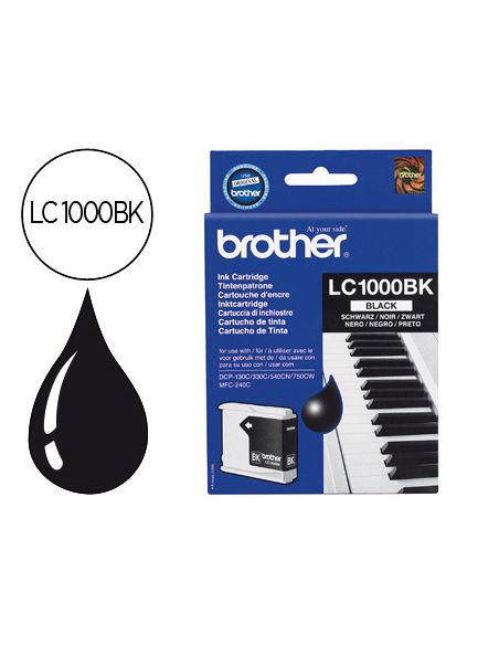 Ink-Jet Brother Lc-1000Bk Negro