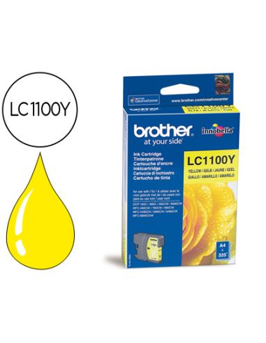 Ink-Jet Brother Lc-1100Y Amarillo 325 Pag