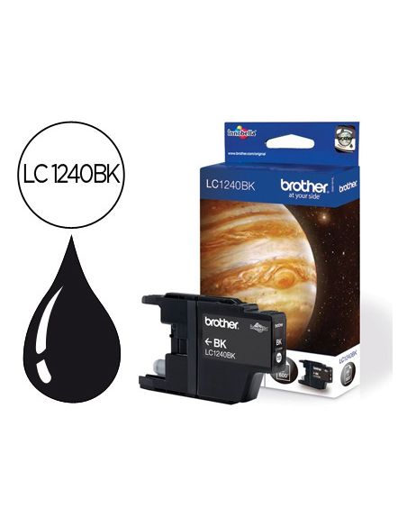 Ink-Jet Brother Lc-1240Bk Negro -600Pag- Mfc-J6510Dw Mfc-J6710Dw Mfc-J6910Dw