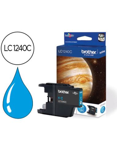 Ink-Jet Brother Lc-1240C Cian -600Pag- Mfc-J6510Dw Mfc-J6710Dw Mfc-J6910Dw