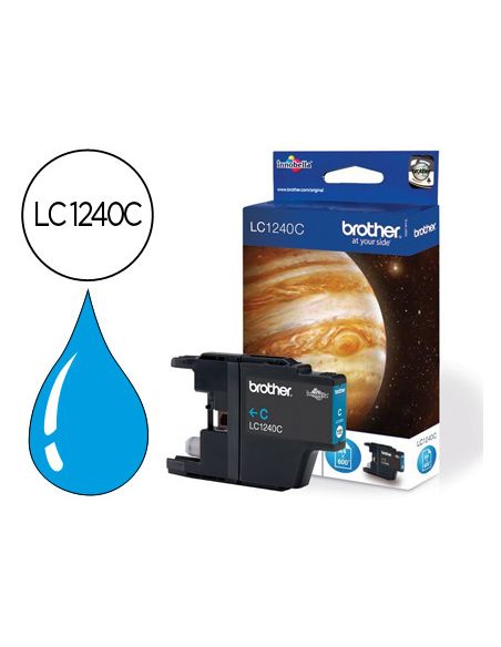 Ink-Jet Brother Lc-1240C Cian -600Pag- Mfc-J6510Dw Mfc-J6710Dw Mfc-J6910Dw