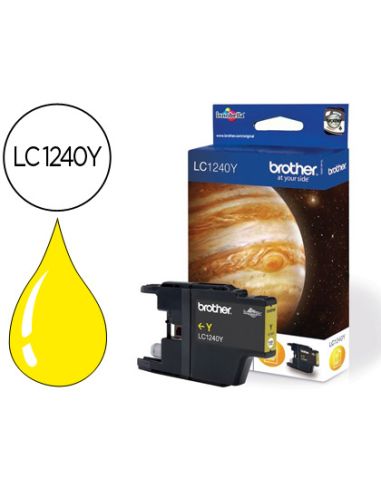 Ink-Jet Brother Lc-1240Y Amarillo -600Pag- Mfc-J6510Dw Mfc-J6710Dw Mfc-J6910Dw