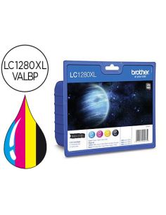 Ink-Jet Brother Lc-1280Xl Pack 4 Colores - Mfc-J6510Dw Mfc-J6710Dw Mfc-J6910Dw