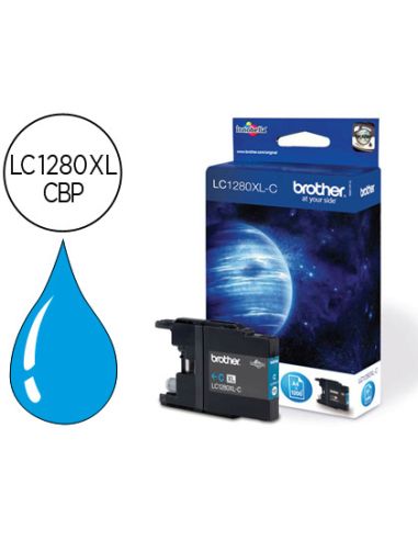 Ink-Jet Brother Lc-1280Xlcbp Cian -1,200Pag- Mfc-J6510Dw Mfc-J6710Dw Mfc-J6910Dw