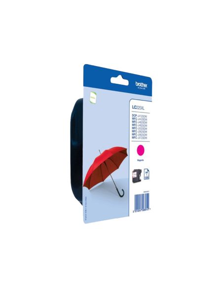 Ink-Jet Brother Lc-225Xlmbp Mfc-J 4420 Dw / Mfc-J 5620 Dw Magenta Alta Capacidad 1200 Pag