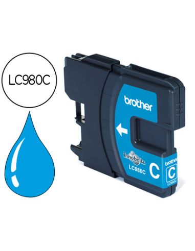 Ink-Jet Brother Lc-980C Dcp-145/Dcp-165/Mfc-250/Mfc- 290 Cian