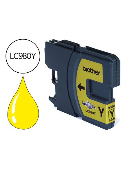 Ink-Jet Brother Lc-980Y Dcp-145/Dcp-165/Mfc-250/Mfc- 290 Amarillo