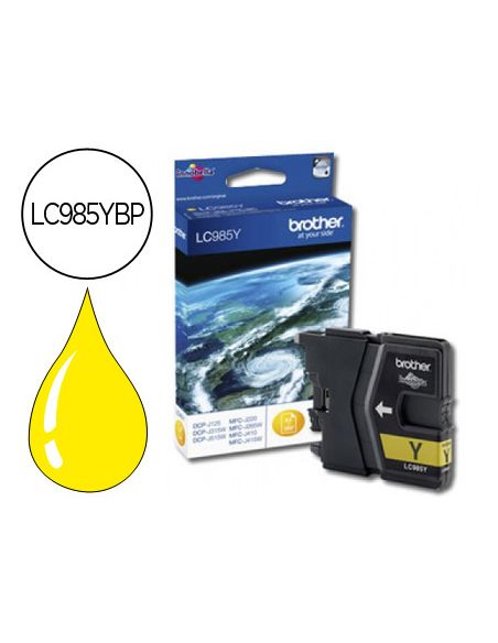 Ink-Jet Brother Lc-985Y Amarillo Dcp-J125/Dcp-J315W Mfc-J265W/Mfc-J410/Mfc-J415W
