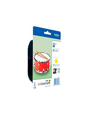Ink-Jet Brother Lc22Uybp Xl Dcp-J785Dw / Dcp-J785Dwxl / Mfc-J985Dw / Mfc-J985Dw Amarillo 1.200 Pag