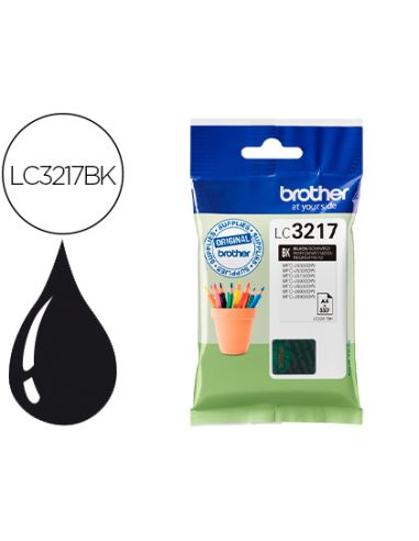Ink-Jet Brother Lc3217Bk Mfcj6530 / Mfcj6935 Negro 550 Paginas
