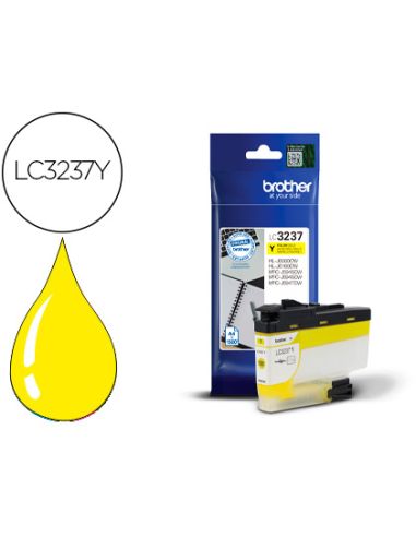 Ink-Jet Brother Lc3237 Hl-J6000Dw / Hl-J6100Dw / Mfc-J5945Dw / Mfc-J6945Dw / Mfc-J6947Dw 1500 Pag Amarillo