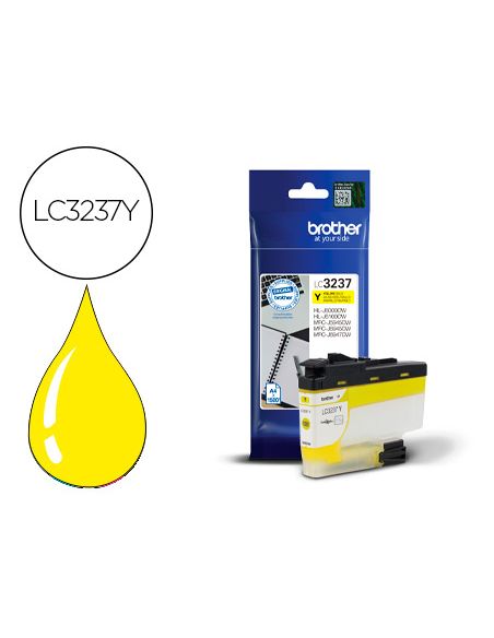 Ink-Jet Brother Lc3237 Hl-J6000Dw / Hl-J6100Dw / Mfc-J5945Dw / Mfc-J6945Dw / Mfc-J6947Dw 1500 Pag Amarillo