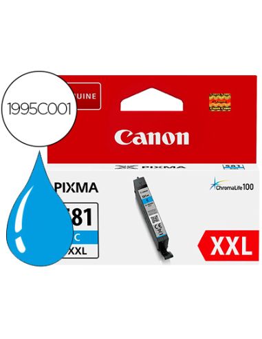 Ink-Jet Canon 581 Xxl Ts9550 / Ts705 Cian 830 Paginas