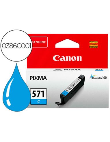 Ink-Jet Canon Cli 571 Pixma Ts5051 / Ts6050 / Ts8051 / Ts9050 / Cian 173 Paginas