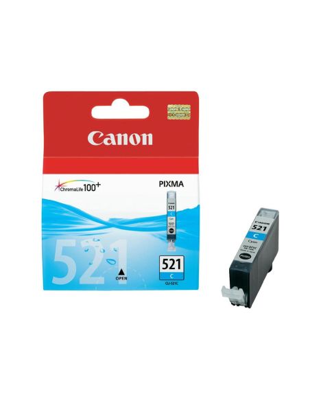 Ink-Jet Canon Cli-521C Cian Pixma Mp620/630/980 Ip3600/4600