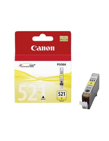 Ink-Jet Canon Cli-521Y Amarillo Pixma Mp620/630/980 Ip3600/4600
