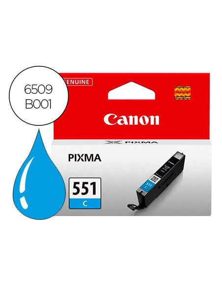 Ink-Jet Canon Cli-551 Mg5450 / Ip7250 / Mg6350 Cian