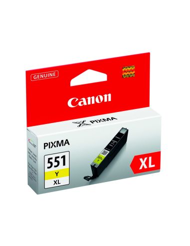 Ink-Jet Canon Cli-551Xl Ip7250 / Mg5450 / Mg6350 Amarillo