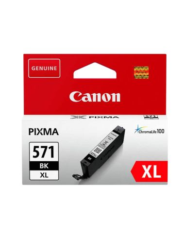 Ink-Jet Canon Cli-571Bk Xl Pixma Ts5051 / 5053 / 5055 / 6050 / 6051 / 6052 / 8051 / 8052 / 9050 / 9055 Negro 4425