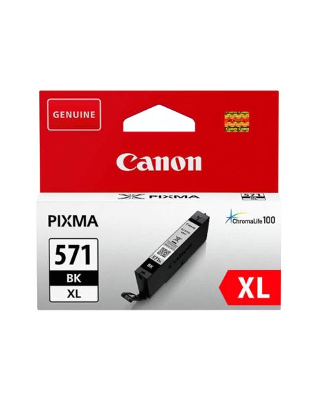 Ink-Jet Canon Cli-571Bk Xl Pixma Ts5051 / 5053 / 5055 / 6050 / 6051 / 6052 / 8051 / 8052 / 9050 / 9055 Negro 4425