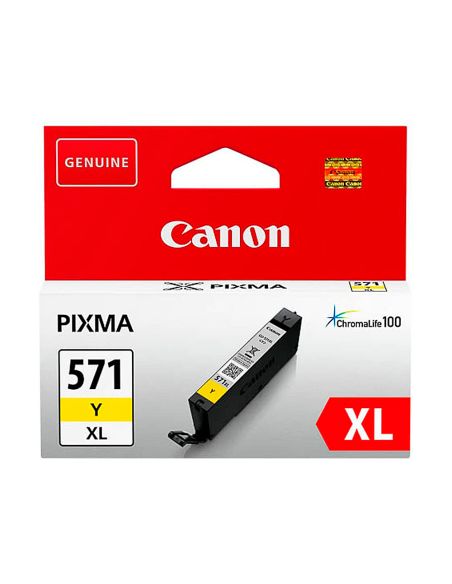 Ink-Jet Canon Cli-571Xl Pixma Mg6852 / Ts6050 / Ts8050 Amarillo 500 Pag