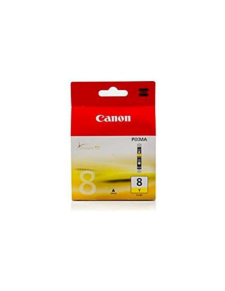 Ink-Jet Canon Ip3300 4200 4300 5200 5200R 5300 6600D 6700D Mp500 530 600 800 810 Ix4000 Ix5000 Pro9000-Amarillo Cli-8