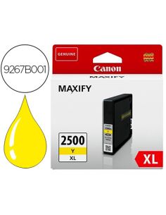 Ink-Jet Canon Pgi 2500 Xl Maxify Ib4050 / Mb5050 / Mb5150 / Mb5155 / Mb5350 / Mb5450 Amarillo 1520 Paginas
