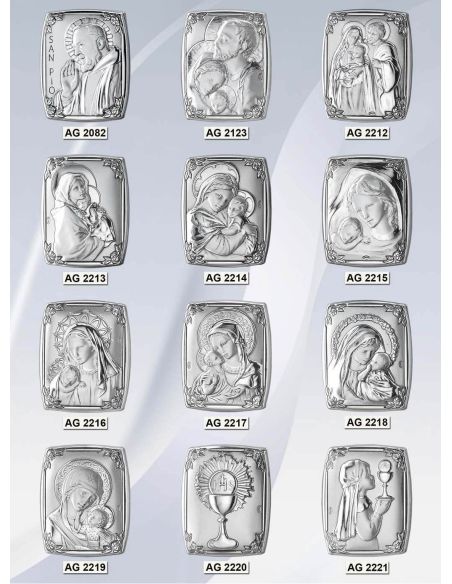 Cuadro Leño Plata 3,5X4,5Cm S.Familia 2212 (20)