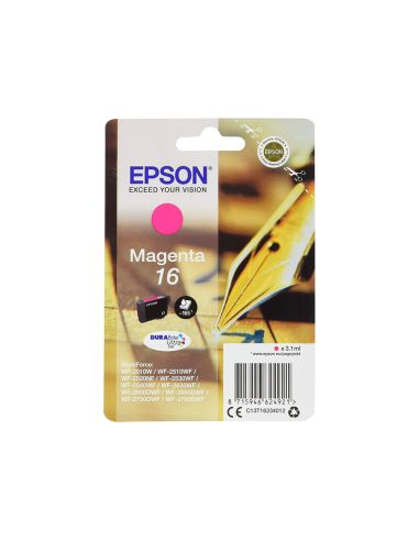 Ink-Jet Epson 16 Wf2010W Wf2510Wf Wf2520Nf Wf2530Wf Wf2540Wf Magenta 175 Pag