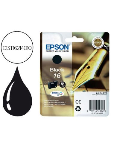 Ink-Jet Epson 16 Wf2010W Wf2510Wf Wf2520Nf Wf2530Wf Wf2540Wf Negro 175 Pag