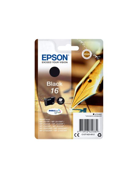 Ink-Jet Epson 16 Wf2010W Wf2510Wf Wf2520Nf Wf2530Wf Wf2540Wf Negro 175 Pag