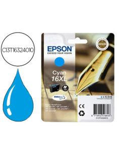 Ink-Jet Epson 16Xl Wf2010W Wf2510Wf Wf2520Nf Wf2530Wf Wf2540Wf Cian 450 Pag