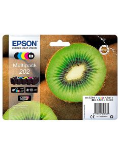 Ink-Jet Epson 202 Xl Xp-6000 / Xp-6005 / Xp-6100 / Xp-6105 Pack 5 Negro Amarillo Cian Magenta Photo Negro 650 Pag 2