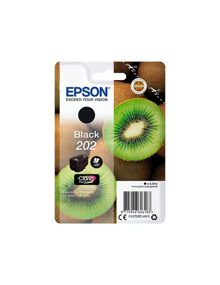 Ink-Jet Epson 202 Xp-6000 / Xp-6005 / Xp-6100 / Xp-6105 Negro 250 Pag