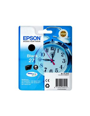 Ink-Jet Epson 27 Wf 3620 / 3640 / 7110 / 7610 / 7620 Negro 350 Pag
