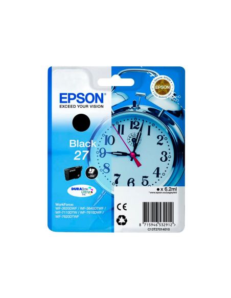 Ink-Jet Epson 27 Wf 3620 / 3640 / 7110 / 7610 / 7620 Negro 350 Pag