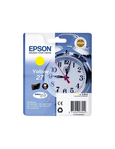 Ink-Jet Epson 27 Wf-3620 / 711 0 / 7610 / 7620 Amarillo 2.200 Pag