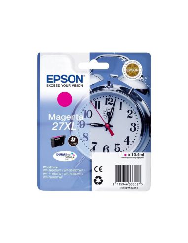 Ink-Jet Epson 27Xl T27134010 Wf-3620-40 / 7110 / 7610 / 7620 Magenta -1.100 Pag-